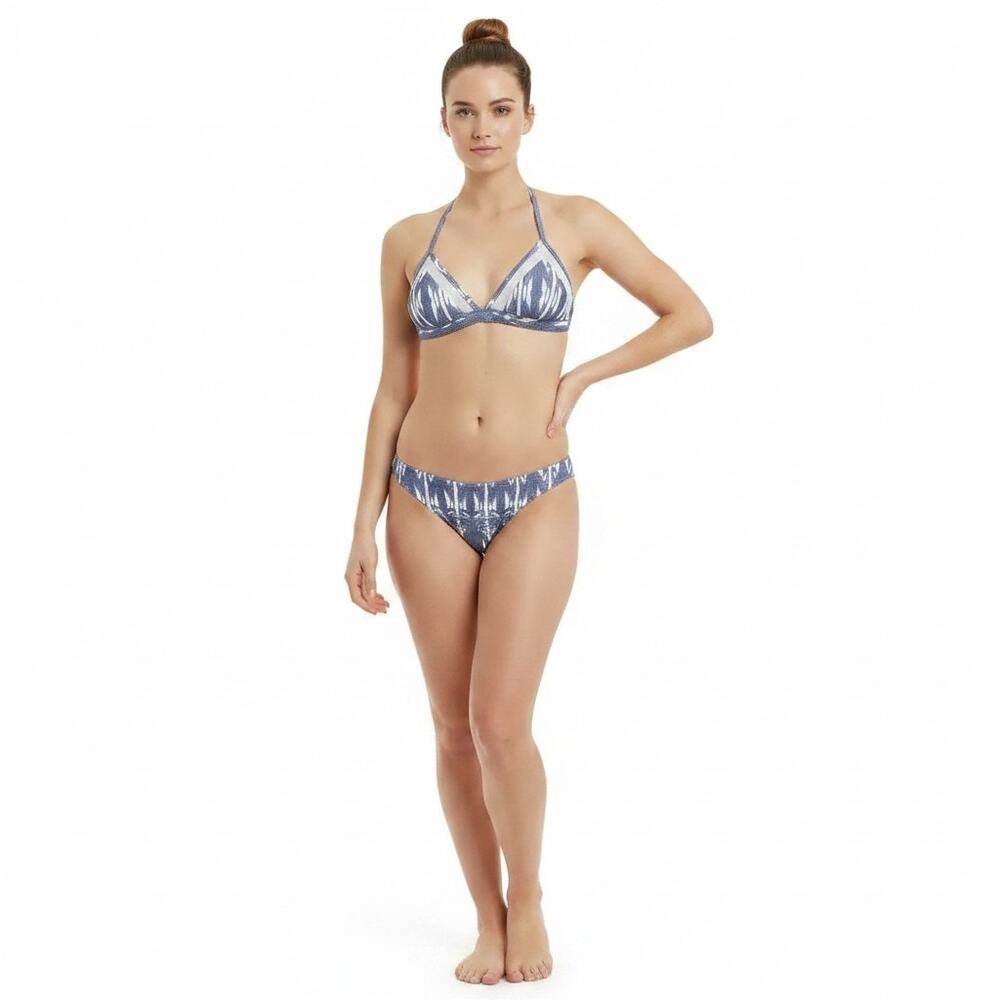 Suboo Ikat Mesh Triangle Bikini Top (US6) Bottom (US2) Set